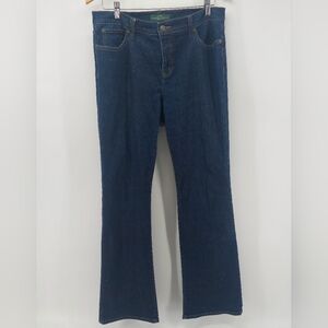 Lauren Ralph Lauren Dark Blue Classis Boot Cut Women's Jeans Size 10